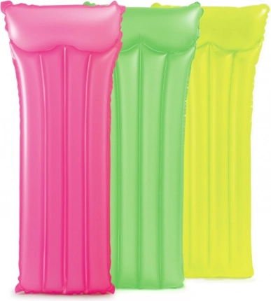 Matelas de plage gonflable 183 × 76 cm – transparent