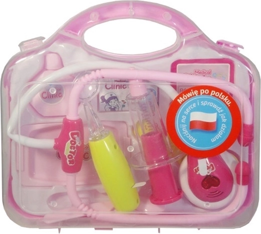 Trousse de docteur pour enfants avec voix en polonais