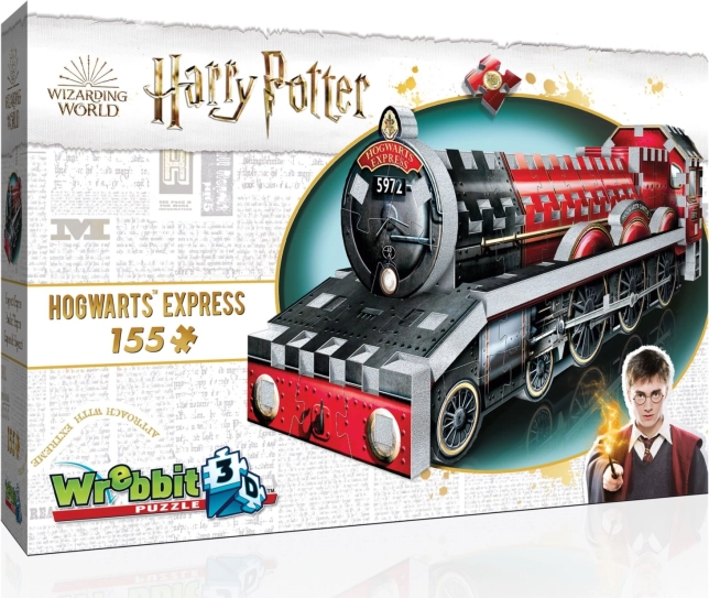 Puzzle 3D WREBBIT Harry Potter Poudlard Express 155 pièces