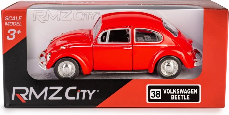 Modèle en métal RMZ City Volkswagen Beetle 1967 1:32 rouge