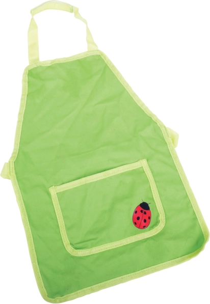 Tablier de jardin pour enfants vert avec coccinelle BIGJIGS TOYS