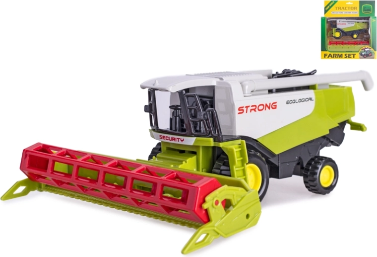 Moissonneuse-batteuse en métal 18 cm à roue libre