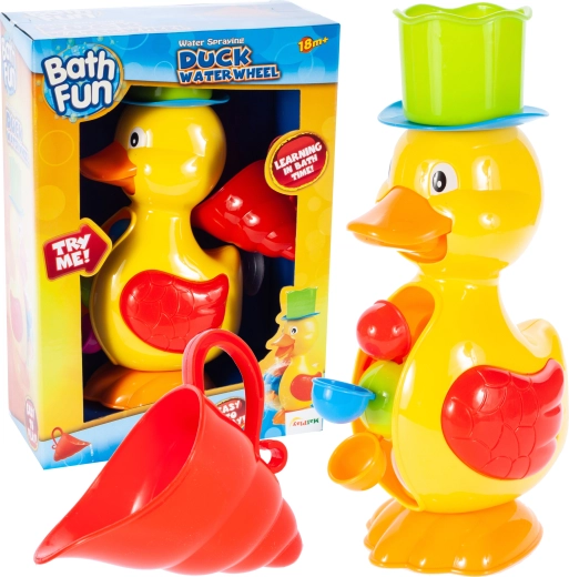 Caneton de bain avec moulin à eau