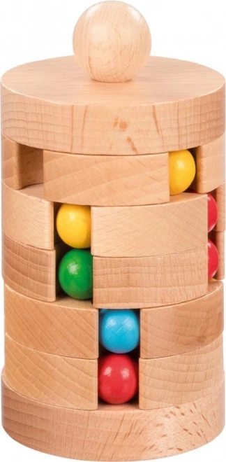 GOKI tour à billes en bois – casse-tête tour babylonienne
