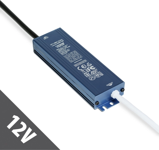 Alimentation secteur stabilisée 12 V CC, 60 W, 5 A, IP67