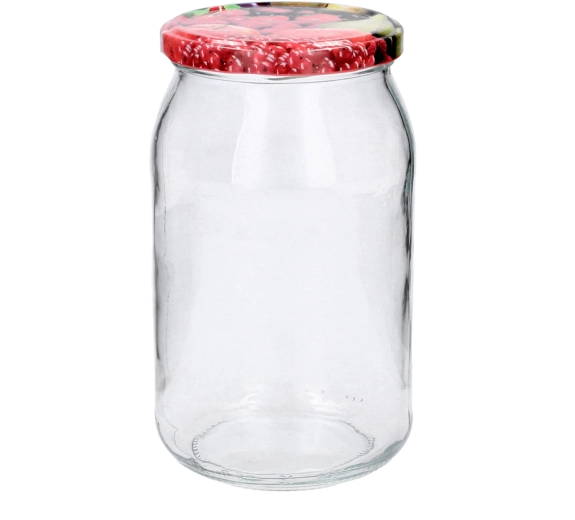 Bocaux en verre pour conserves 900 ml avec couvercles 82 mm – lot de 8 pièces