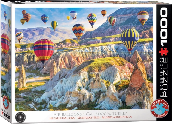 Puzzle Montgolfières au-dessus de la Cappadoce 1000 pièces