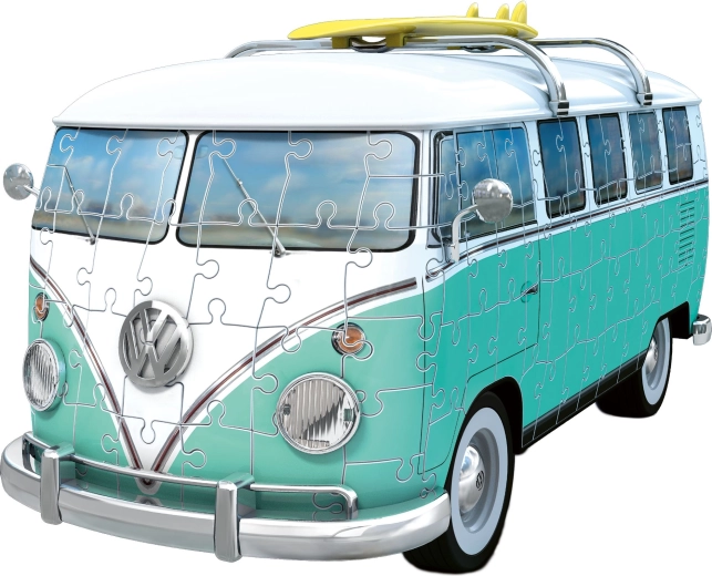 Puzzle 3D Ravensburger Iconics Volkswagen T1 Chrome