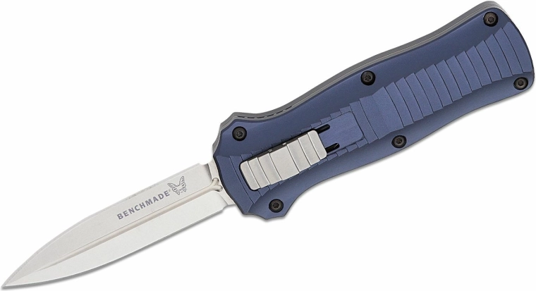 Benchmade Mini Infidel Crater Blue couteau automatique 7,9 cm édition limitée