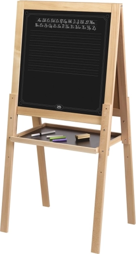 Vilac grand tableau en bois double face pour enfants