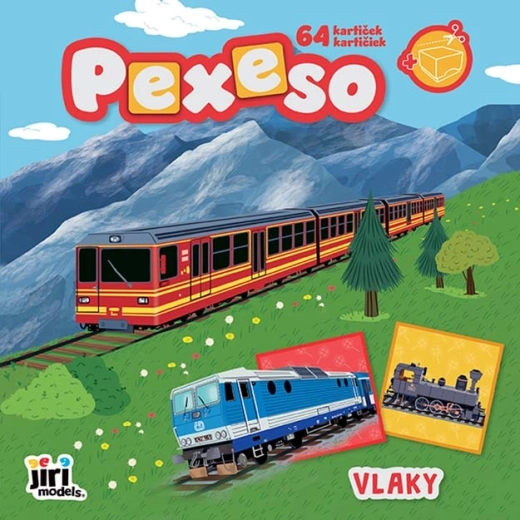 Pexeso en carnet – Trains