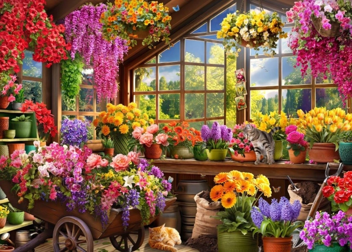 Puzzle Bluebird Serre 500 pièces