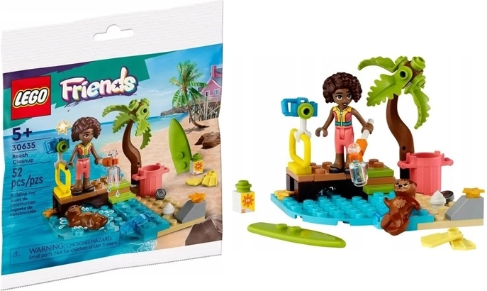 LEGO Friends nettoyage de la plage