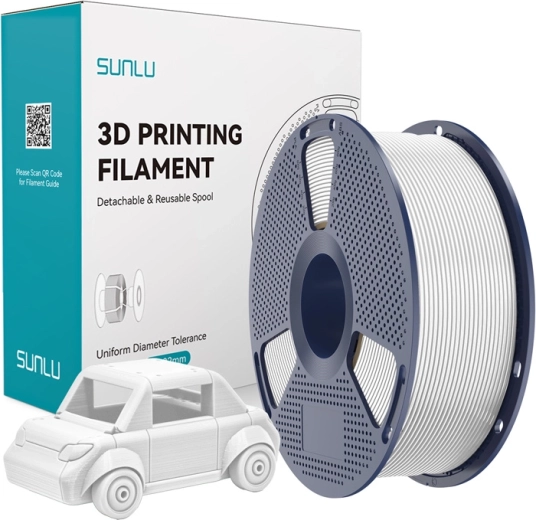 Filament Sunlu PETG blanc