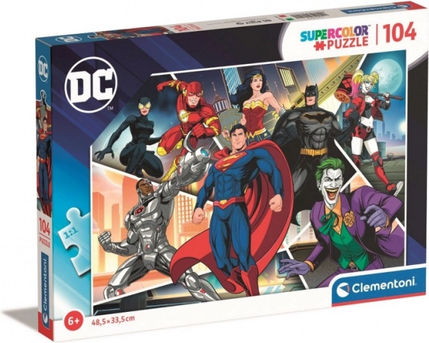 Puzzle CLEMENTONI DC Comics 104 pièces