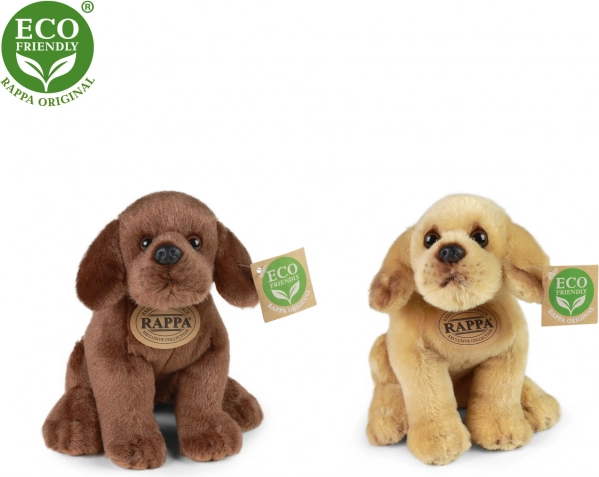 Labrador en peluche assis 20 cm ECO‑FRIENDLY