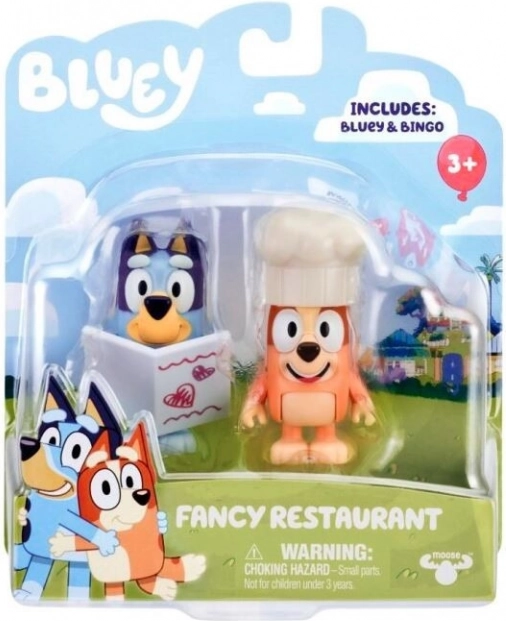 Set de figurines Bluey - Restaurant de luxe