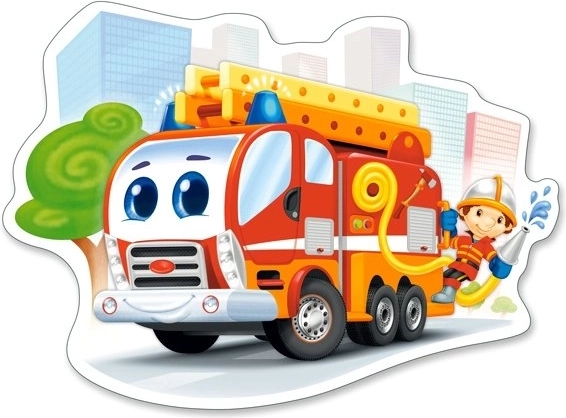Maxi puzzle 12 pièces – camion de pompiers