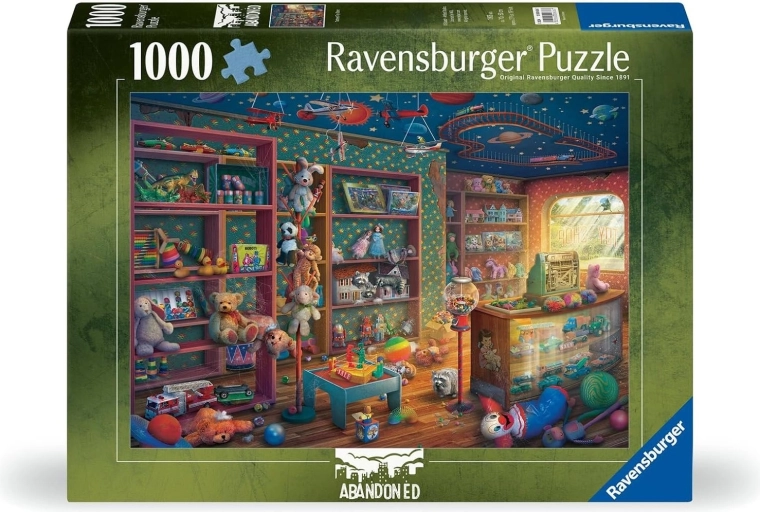 Puzzle Ravensburger Abandoned : Magasin de jouets abandonné – 1000 pièces