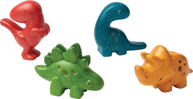 Ensemble de dinosaures en bois Plan Toys