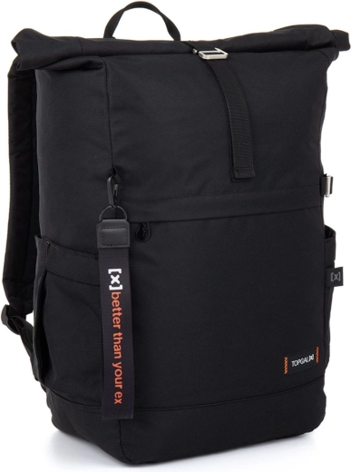 Sac à dos rolltop noir Topgal X Ezra