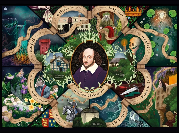 Puzzle GIBSONS Shakespeare 1000 pièces