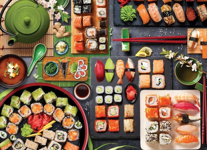 Puzzle EUROGRAPHICS Table de sushi 1000 pièces