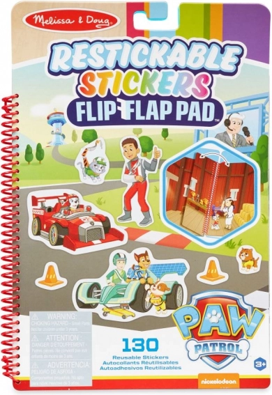 Paw Patrol autocollants repositionnables Flip‑Flap – missions classiques
