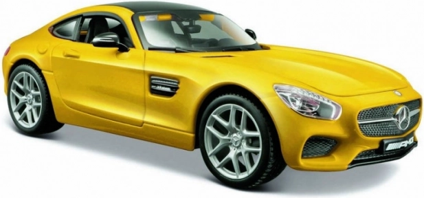 Modèle composite mercedes amg gt 1:24 jaune