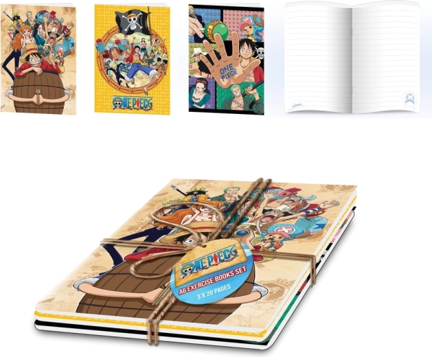 Set de cahiers One Piece A5 (3 pcs)
