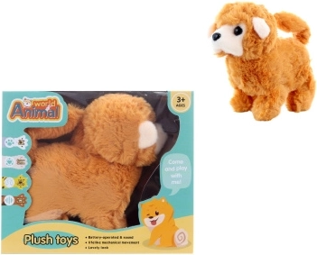 Singe en peluche marcheur à piles