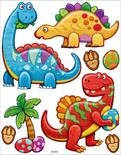 Autocollants muraux décoratifs Dino