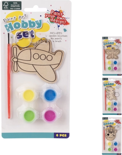 Kit créatif pour fabriquer un porte-clés de Pâques (mix de 4 motifs)
