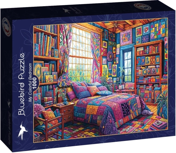 Puzzle Bluebird Mon chambre colorée 1000 pièces