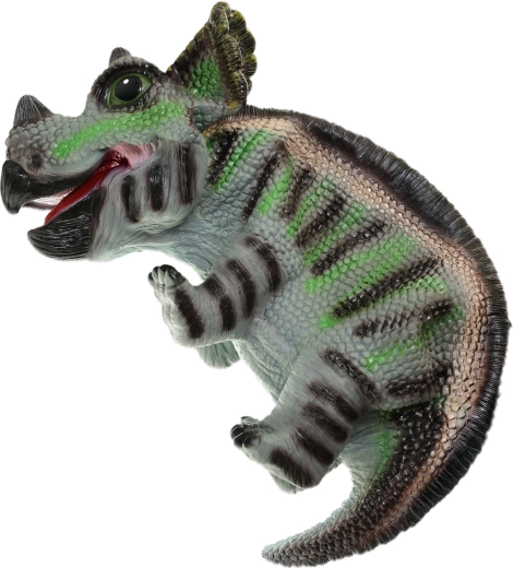 Marionnette verte bébé dinosaure 42 cm
