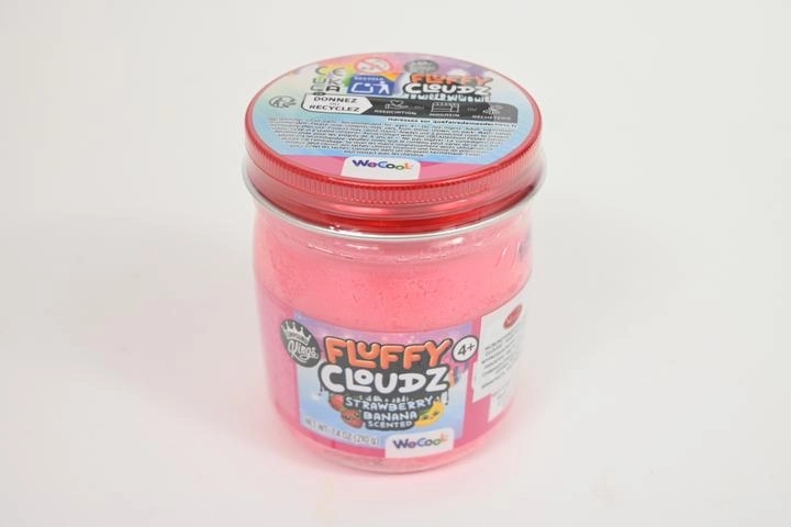 Wecool Fluffycloudz pâte à modeler gonflée et aérienne au parfum de banane et de fraise