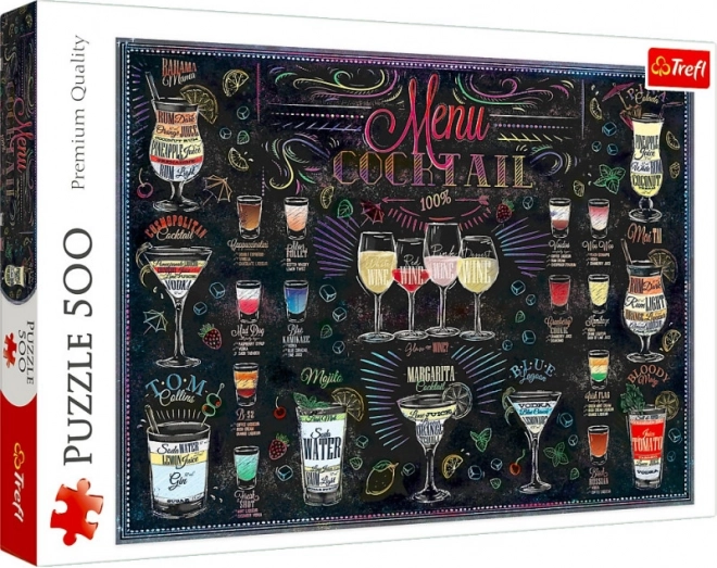 Puzzle 500 pièces – menu de cocktails