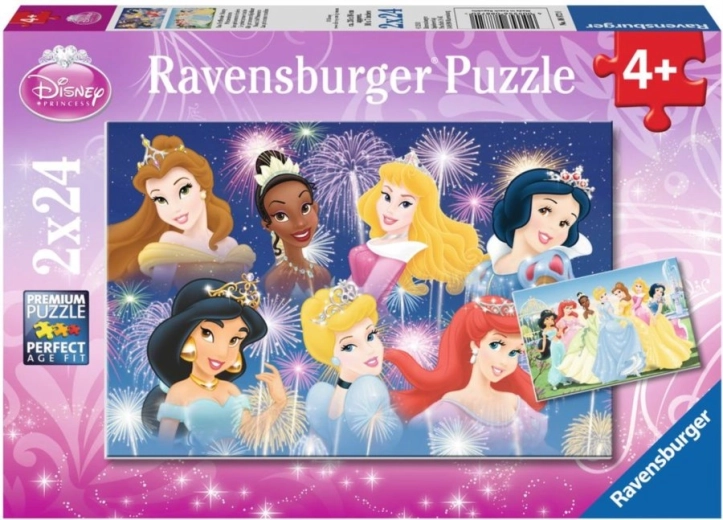 RAVENSBURGER Puzzle Belles princesses 2x24 pièces