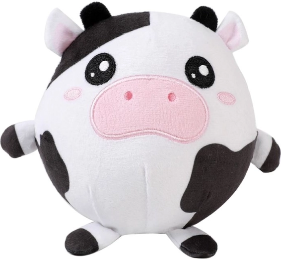 Balle à presser en peluche Vache
