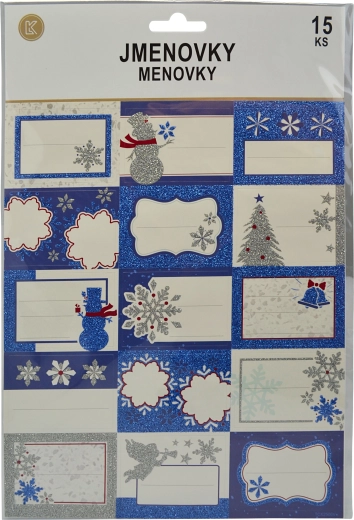 Étiquettes adhésives pour cadeaux de Noël