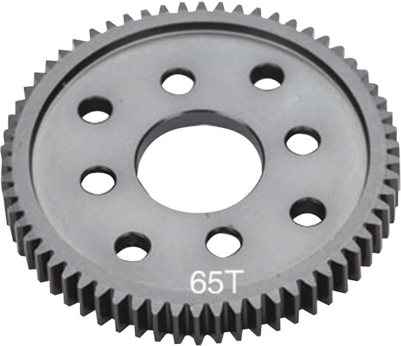Roue dentée principale en aluminium pour Toxic, SplinBL et Akron, 65 dents