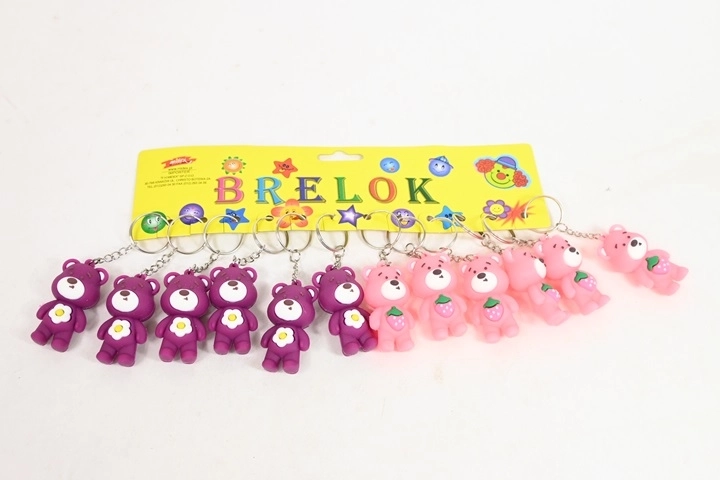 Porte-clés ours – lot de 12 pcs