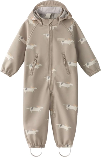 Combinaison softshell Leokid Lilo beige woof taille 92
