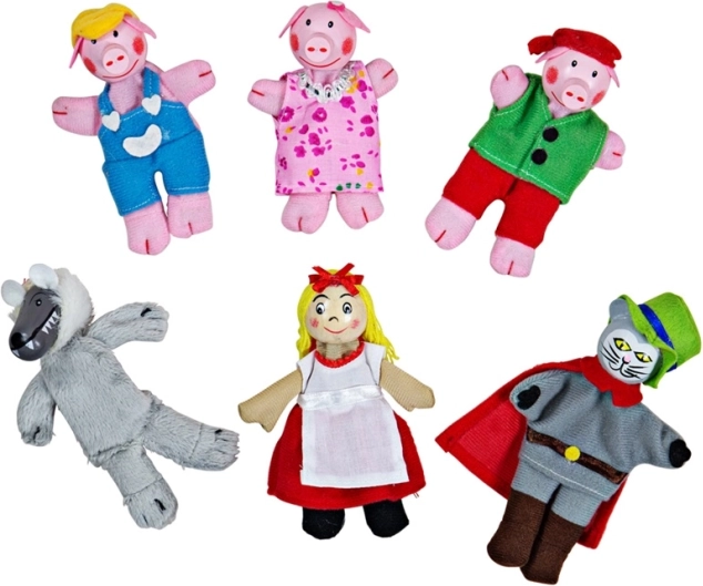 Marionnettes à doigt personnages de contes Bigjigs Toys