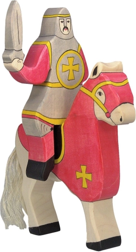Chevalier en rouge, cavalier (sans cheval) HOLZTIGER