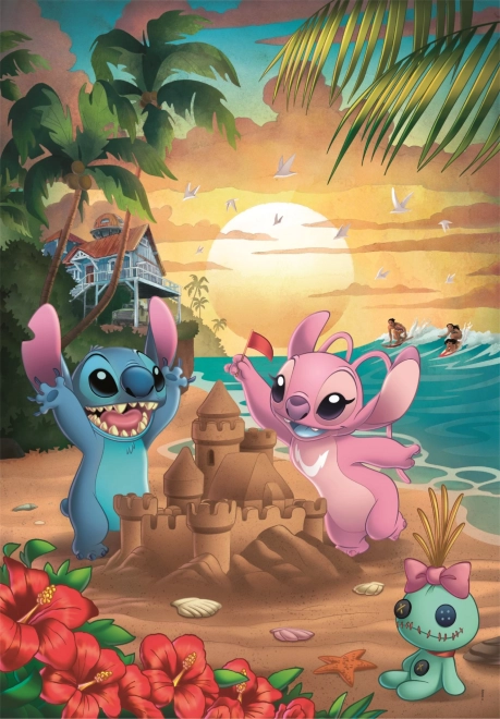 CLEMENTONI Puzzle Lilo & Stitch : Stitch et Angel 500 pièces