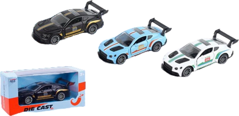 Petite voiture de course en métal 10,5 cm à rétrofriction