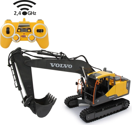 Jamara pelleteuse sur chenilles radiocommandée Volvo EC160E 2,4 GHz 1:16 - 1 pièce