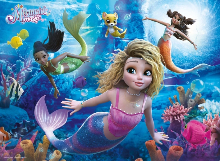 Puzzle Ravensburger Mermaid Magic XXL 200 pièces