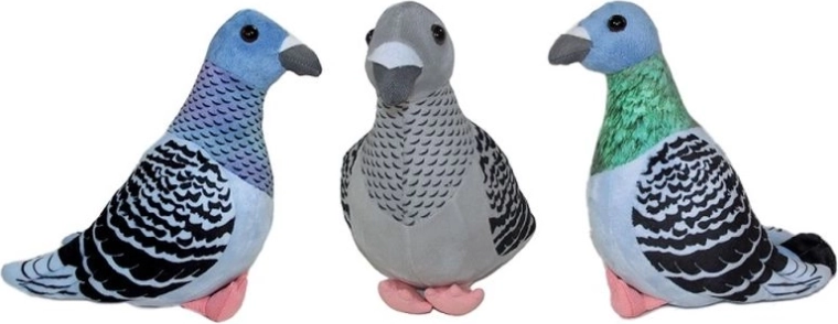 Pigeon en peluche 22 cm